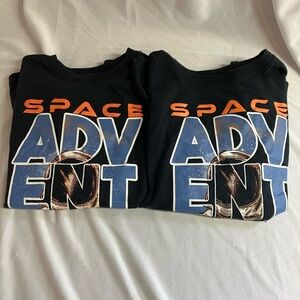 Space Adventure Kids Black T-Shirt